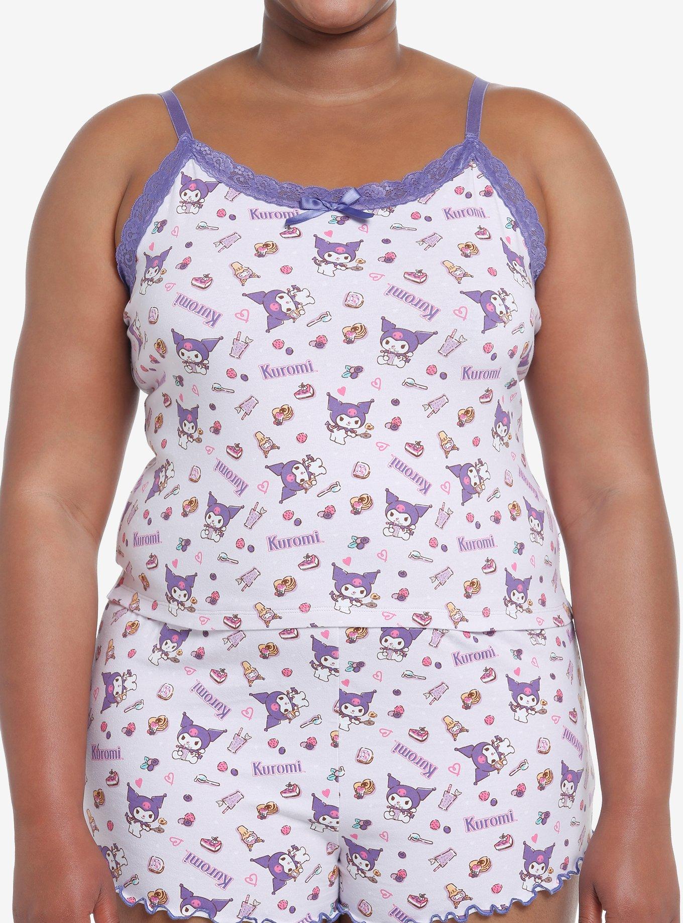 Kuromi Sweets Girls Lounge Set Plus Size, MULTI, hi-res