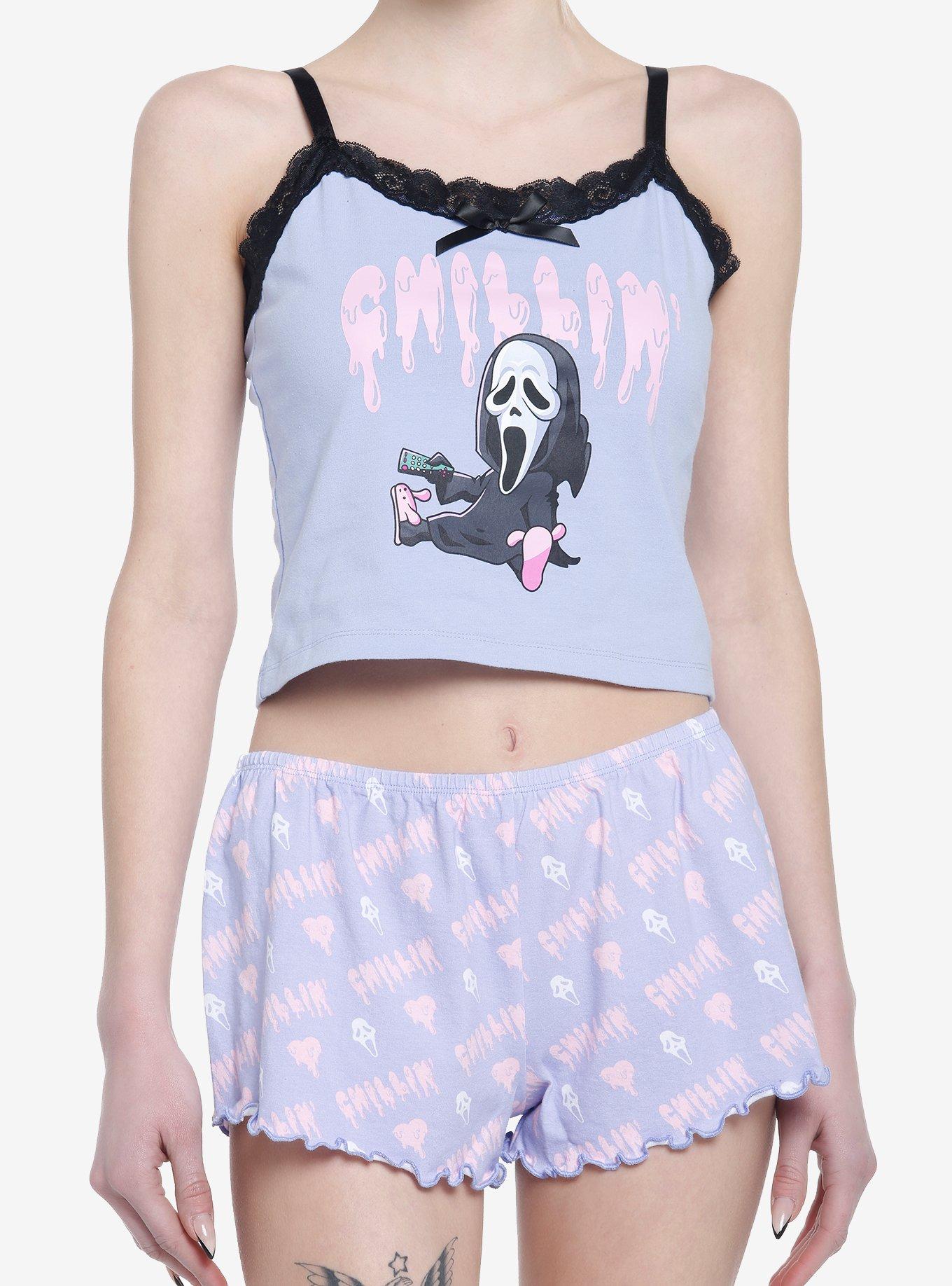 Scream Ghost Face Pastel Girls Lounge Set, MULTI, hi-res