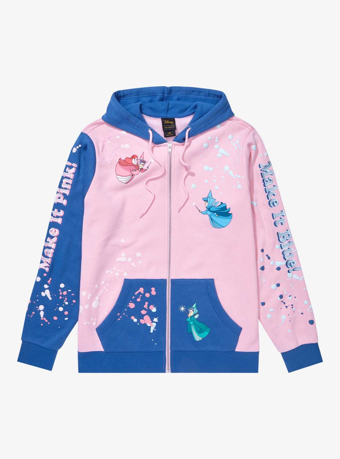 Girls Minnie Mouse Printed Soft Cotton Fleece Hoodie - Brands River