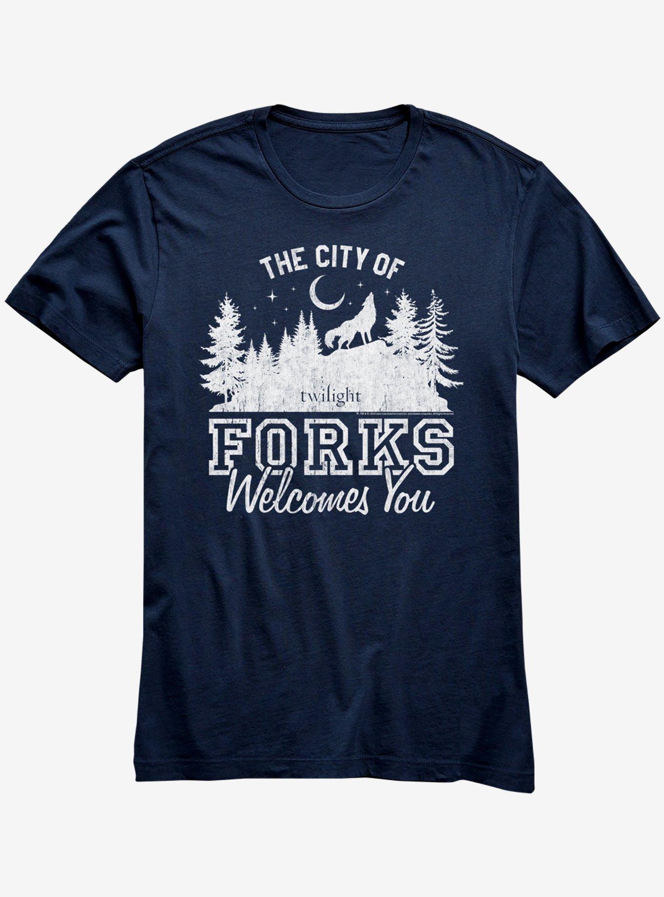 Twilight Forks Boyfriend Fit Girls T-Shirt, MULTI, hi-res