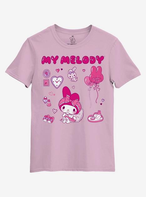 My Melody Sleepover Boyfriend Fit Girls T-Shirt | Hot Topic
