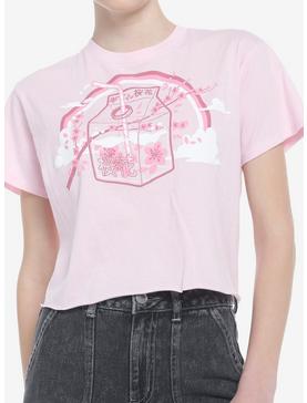 Sakura Milk Girls Crop T-Shirt, , hi-res