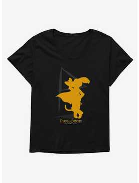 Puss In Boots Signature Silhouette Womens T-Shirt Plus Size, , hi-res