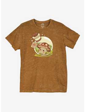 Mushroom Terrarium Wash Boyfriend Fit Girls T-Shirt, , hi-res