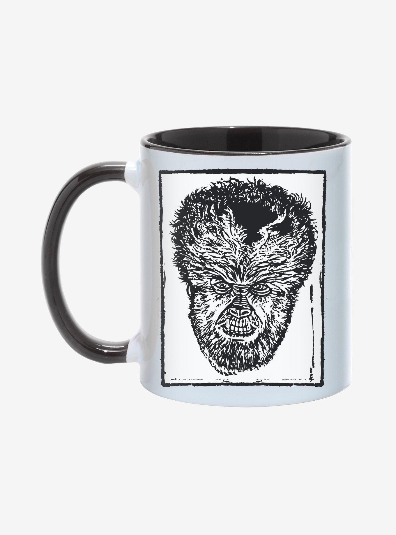 Universal Monsters The Wolfman Head Mug 11oz, , hi-res