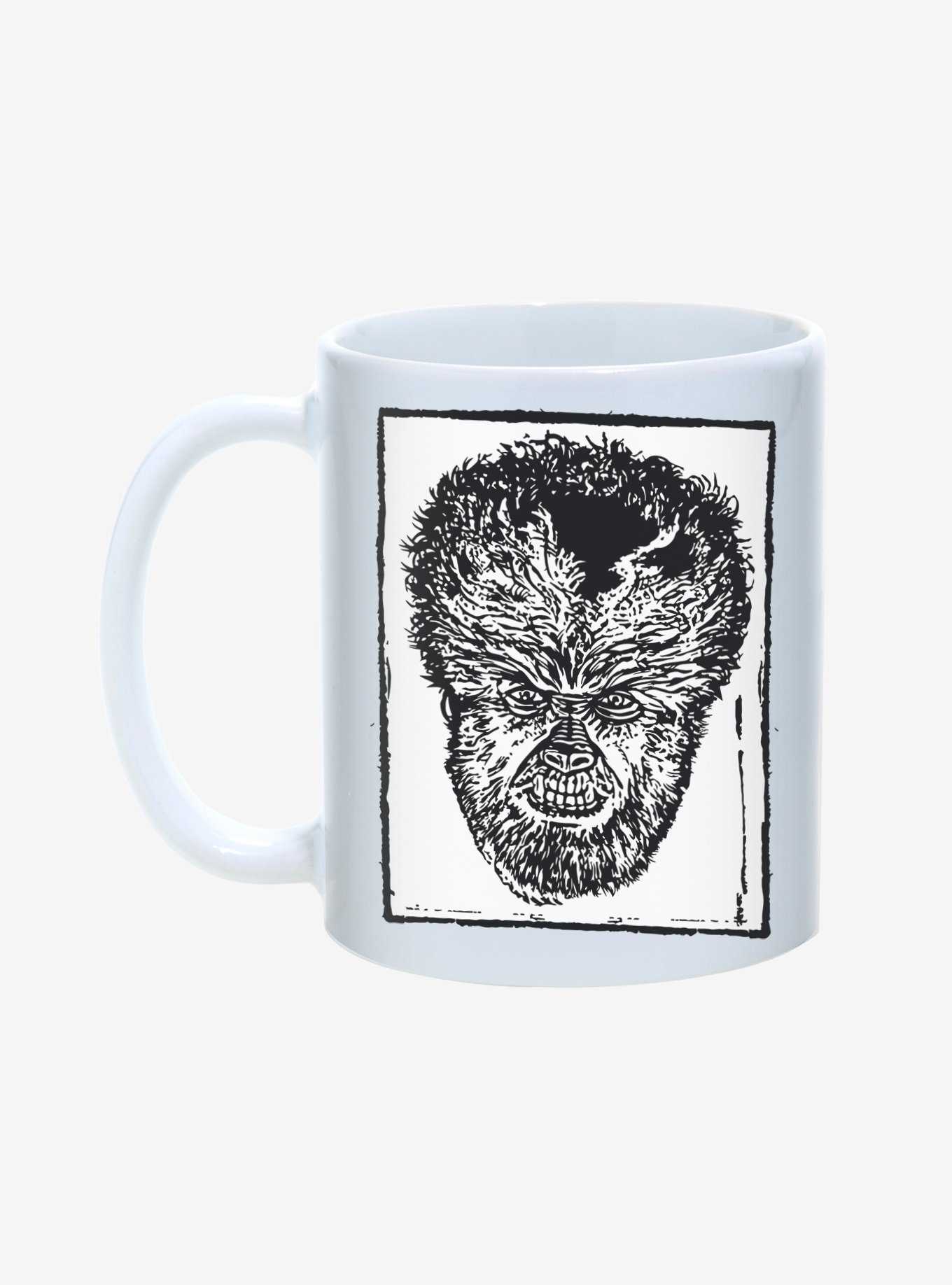 Universal Monsters The Wolfman Head Mug 11oz, , hi-res