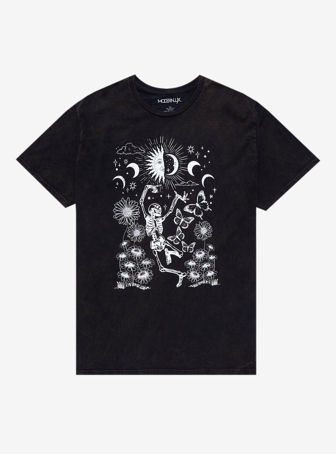 Dancing Celestial Skeleton Girls T-Shirt, MULTI, hi-res