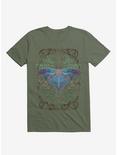 Blue Moth Nature Boyfriend Fit Girls T-Shirt, MULTI, hi-res
