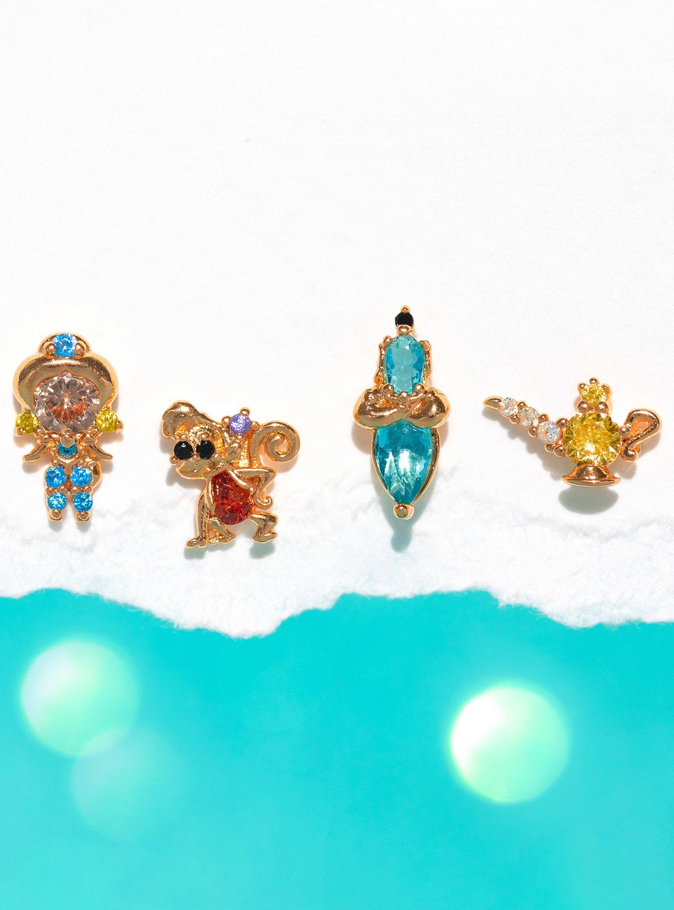 Disney X Girls Crew Aladdin Jasmine & Friends Mismatch Earring Set, , hi-res