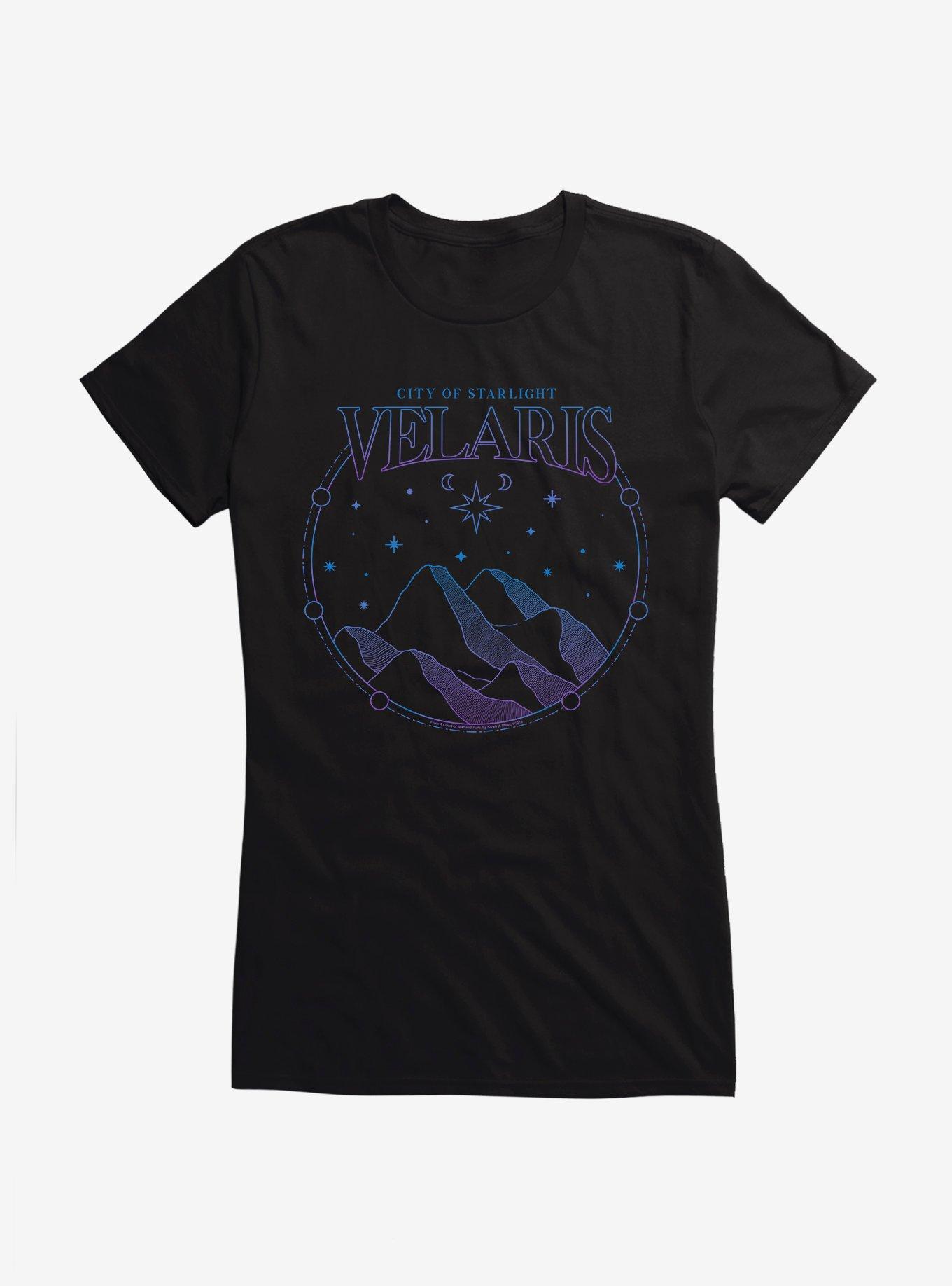 A Court Of Mist & Fury Velaris Girls T-Shirt, BLACK, hi-res