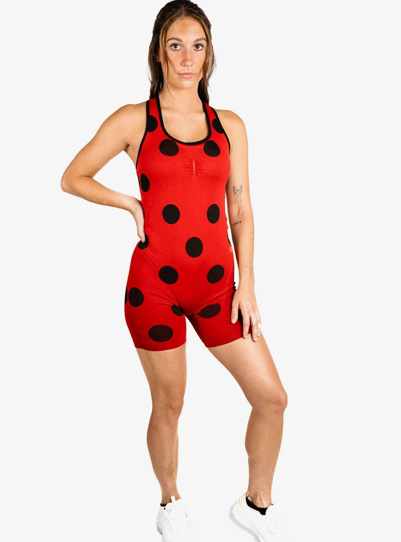Miraculous: Tales of Ladybug and Cat Noir Active Seamless Athletic Romper, , hi-res