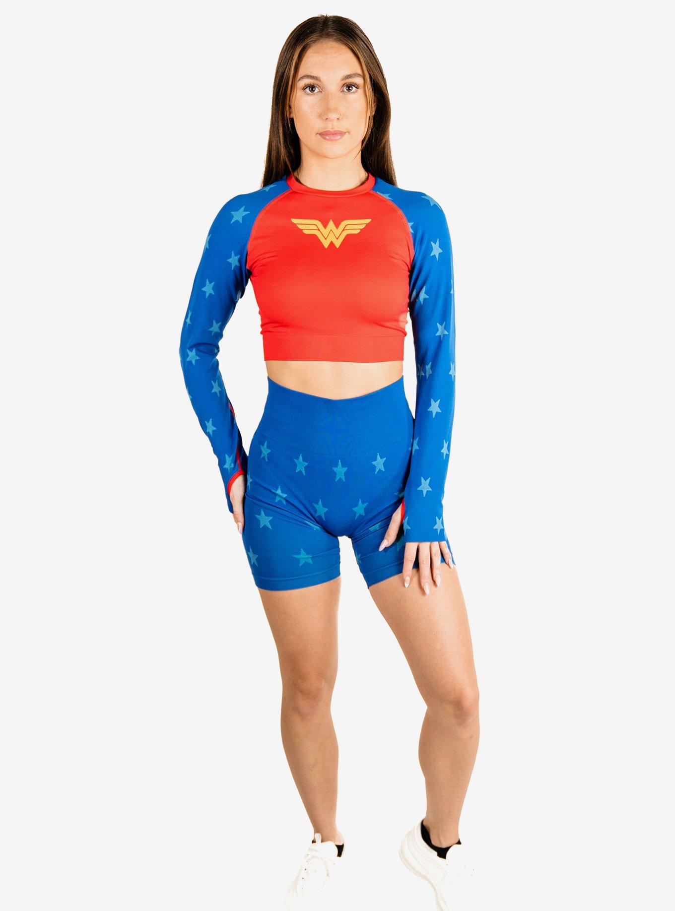 Adept I fare rørledning DC Comics Wonder Woman Athletic Shorts and Long Sleeve Top Set | BoxLunch