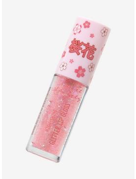 Plus Size Sweet Society Sakura Pink Glitter Lip Gloss, , hi-res