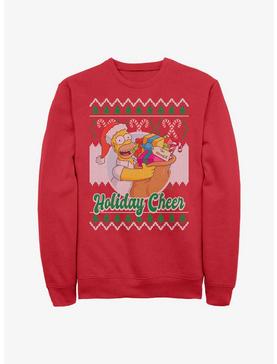 The Simpsons Homer Ugly Christmas Sweatshirt, , hi-res