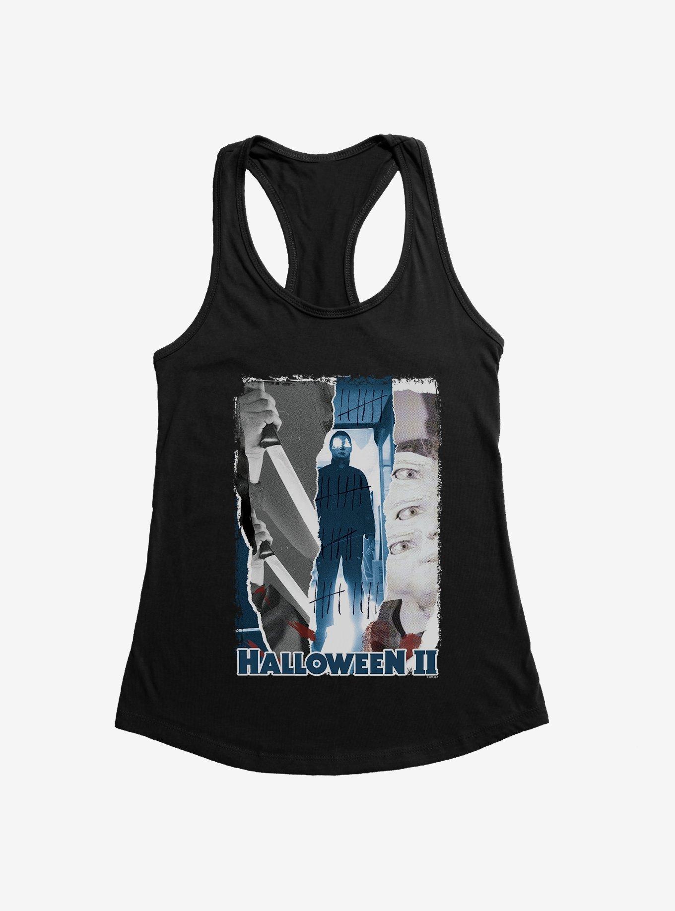 Halloween II Michael Myers Slasher Panels Girls Tank