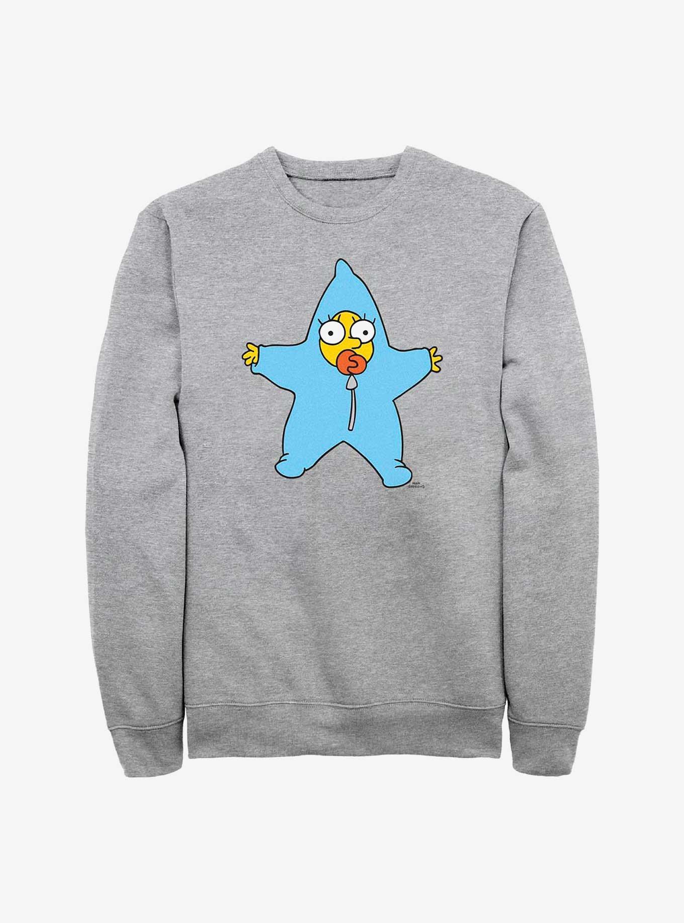 The Simpsons Maggie Snow Suit Sweatshirt, ATH HTR, hi-res