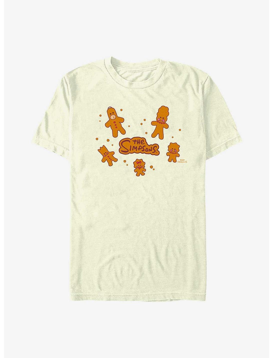 The Simpsons Gingerbread Family T-Shirt, NATURAL, hi-res