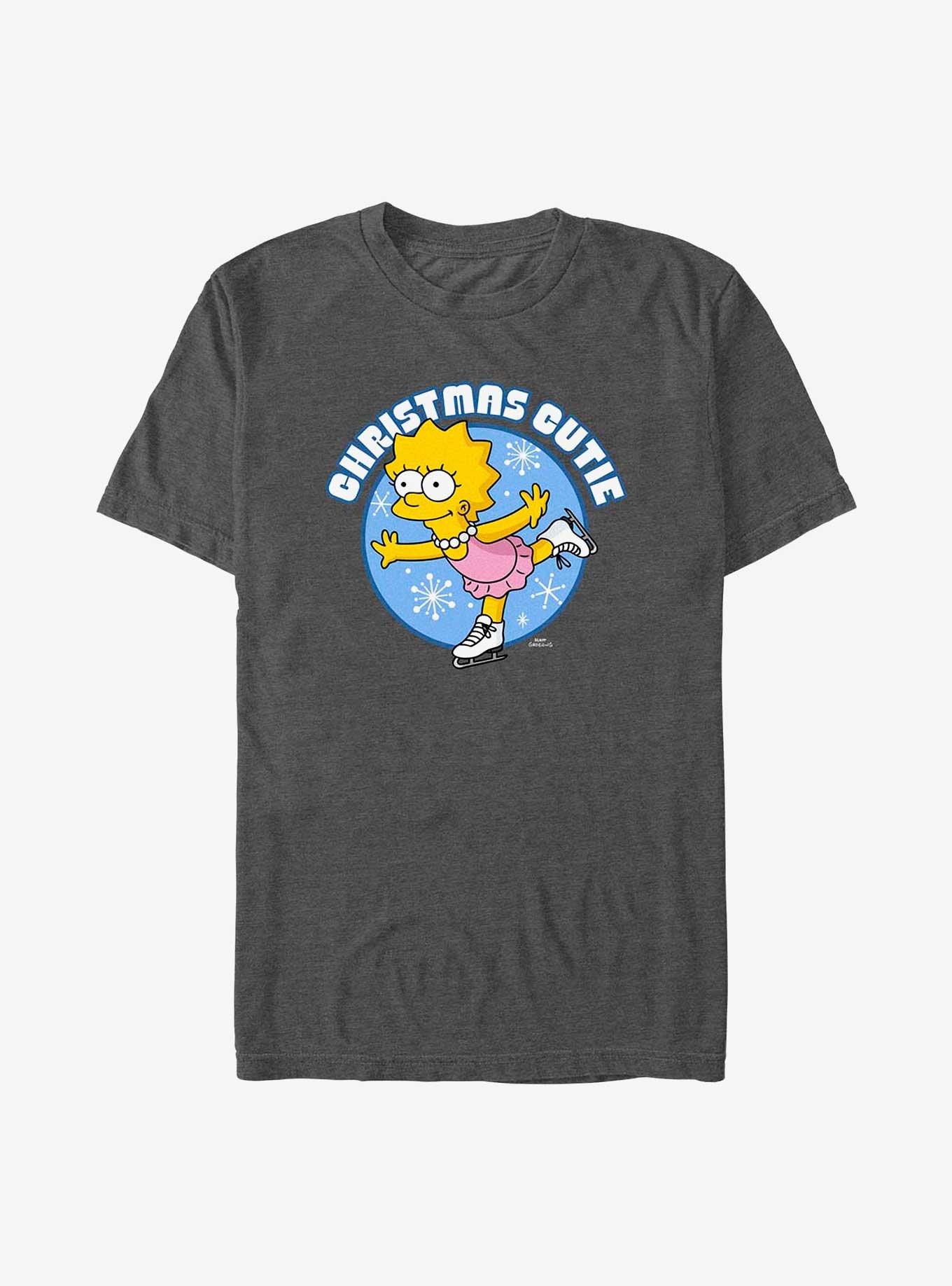 The Simpsons Lisa Ice Princess T-Shirt, CHAR HTR, hi-res