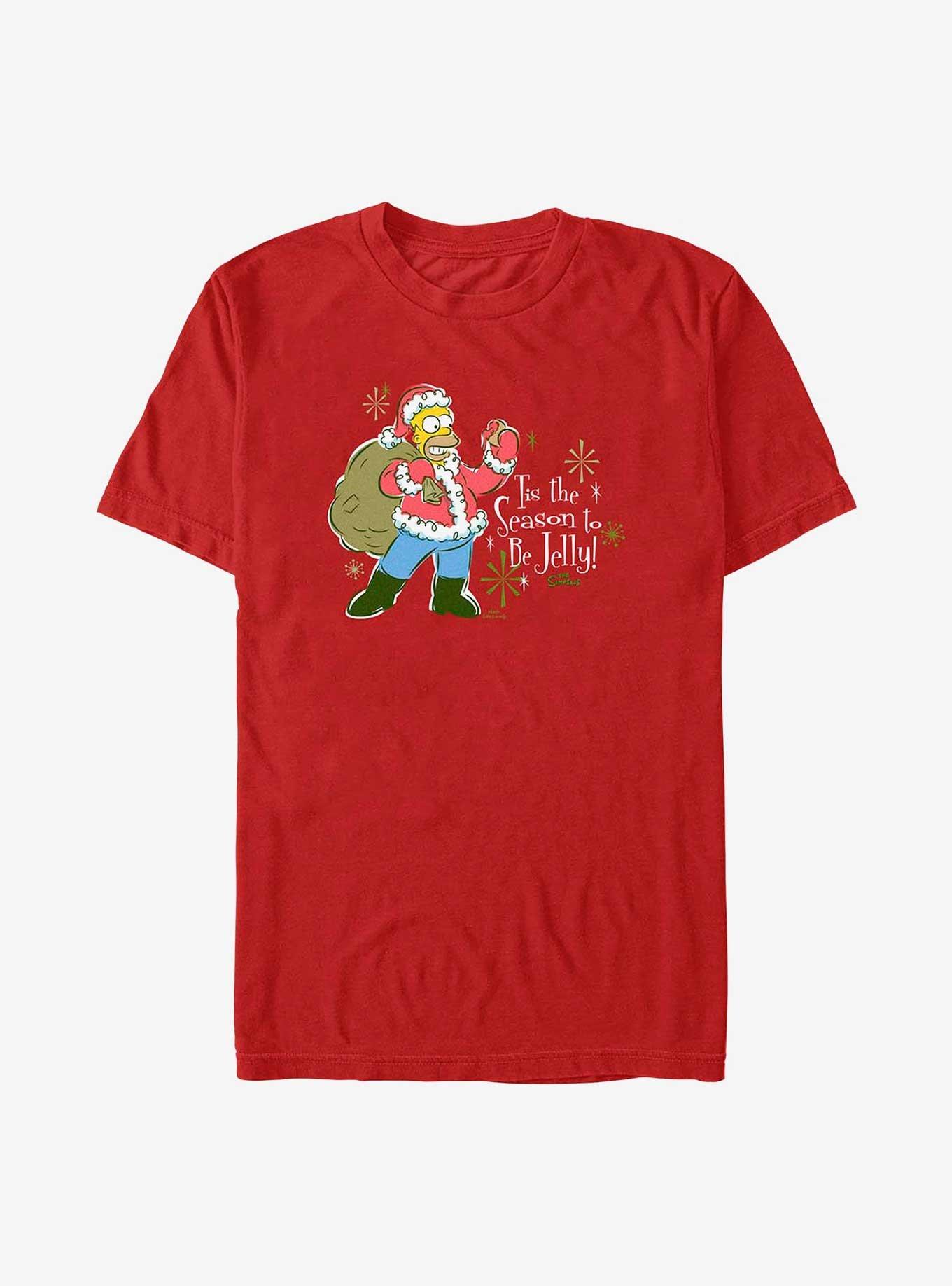 The Simpsons Santa Homer Jelly Season T-Shirt, , hi-res