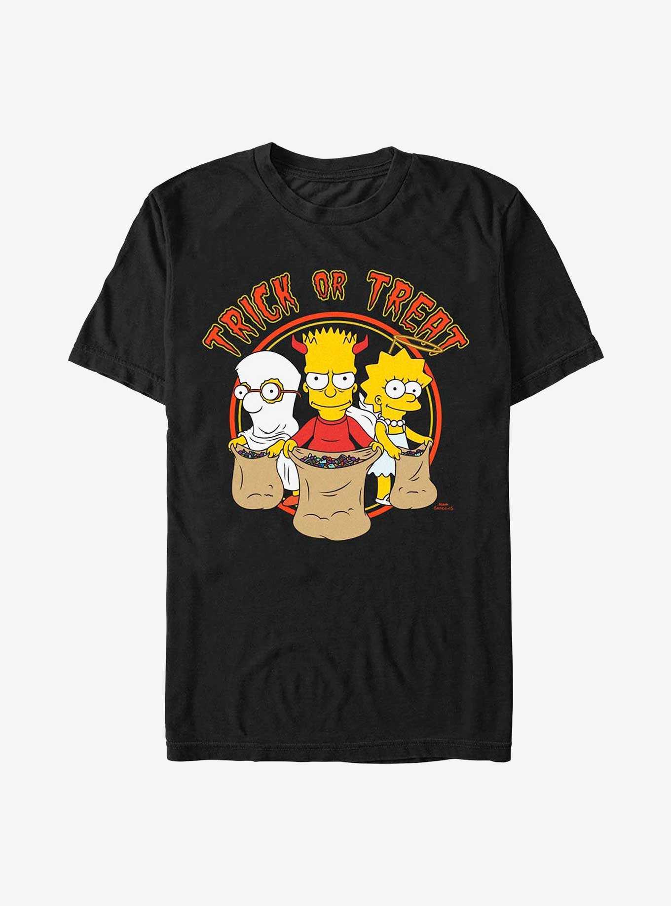 The Simpsons Trick Trio Bart, Milhouse & Lisa T-Shirt, , hi-res