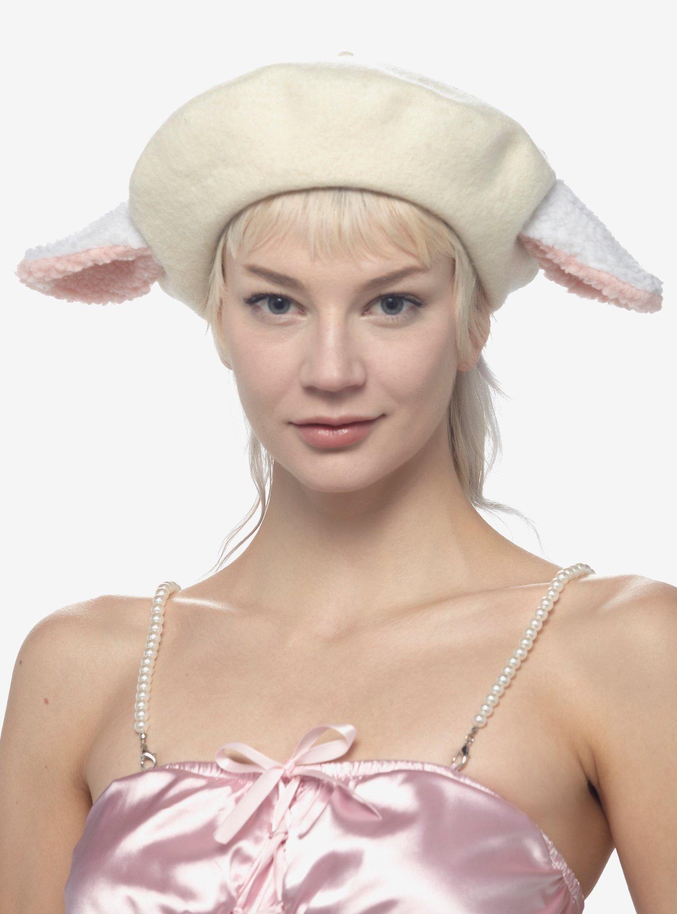 Lamb 3D Ear Beret, , hi-res