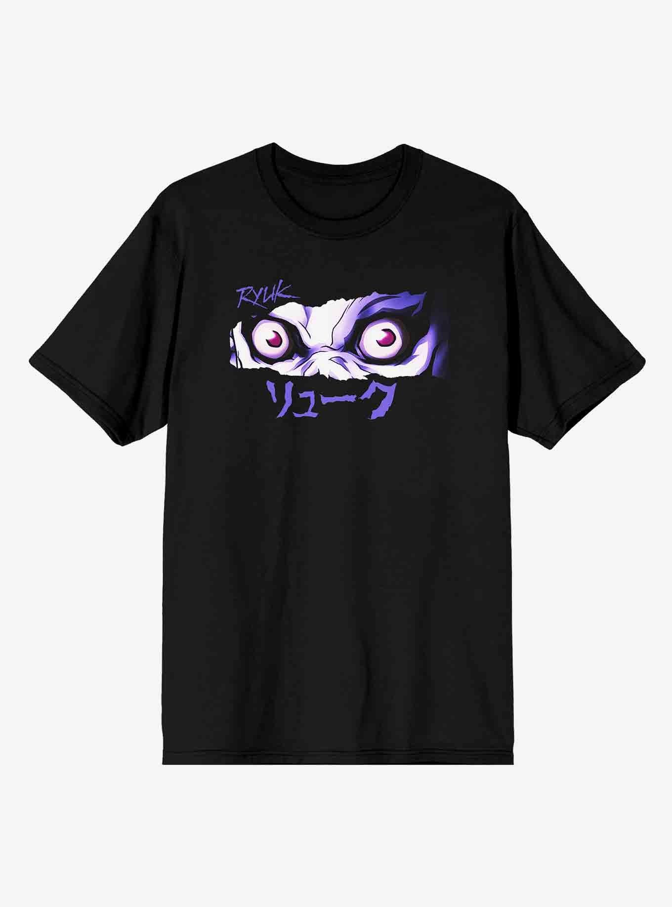 Death Note Ryuk Eyes T-Shirt, BLACK, hi-res