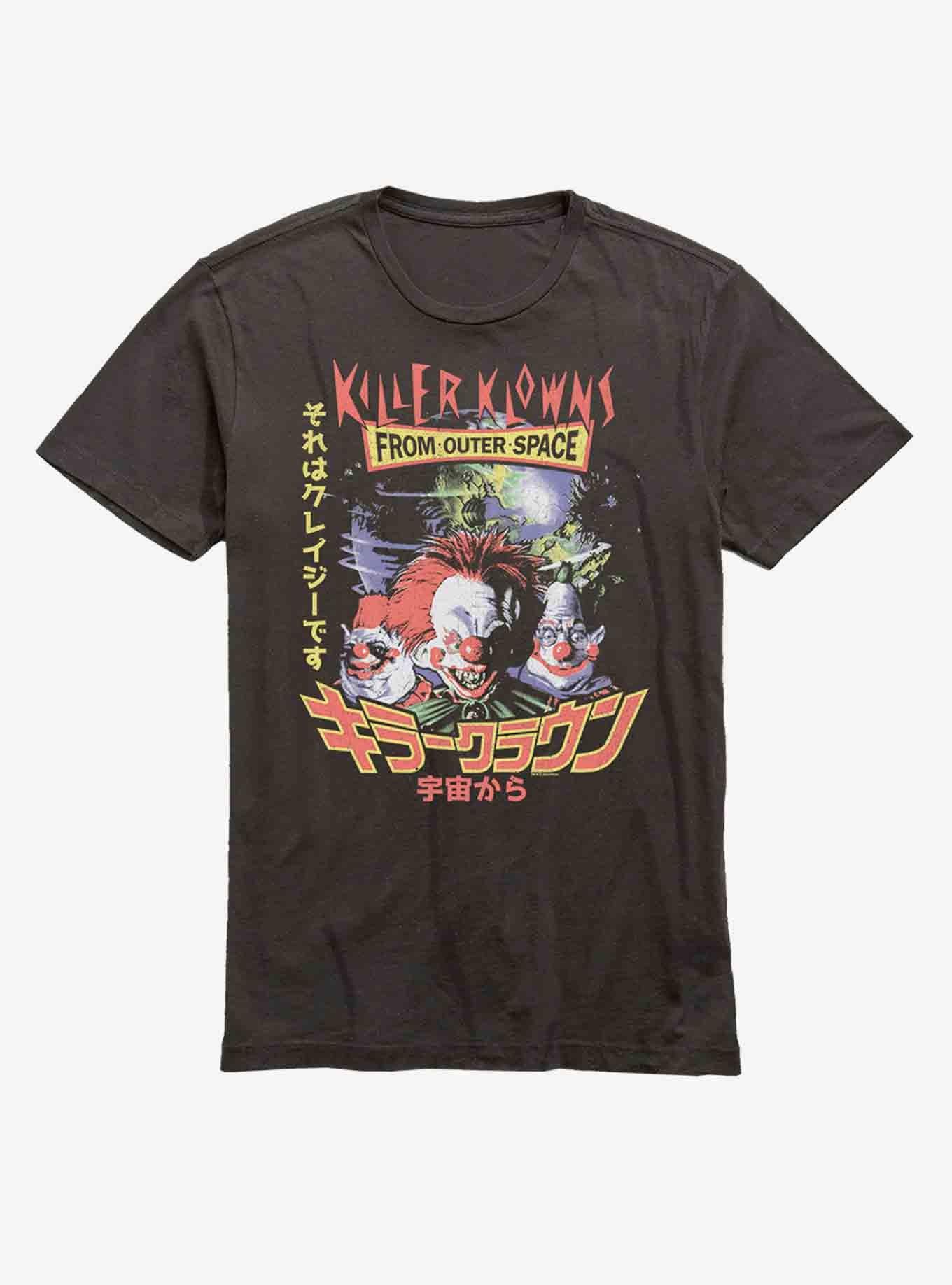 Killer Klowns From Outer Space Japanese T-Shirt, BLACK, hi-res