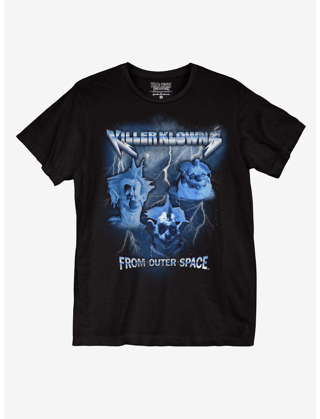 Killer Klowns From Outer Space Metal T-Shirt, BLACK, hi-res