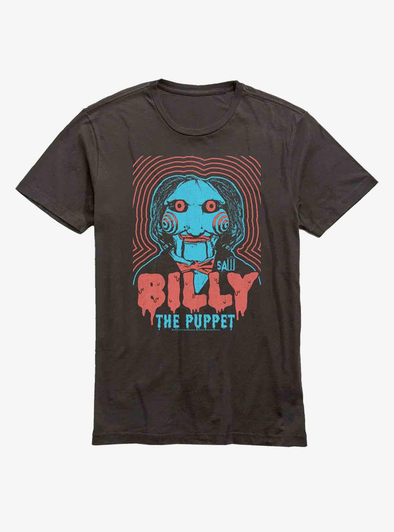 Saw Billy The Puppet T-Shirt, BLACK, hi-res