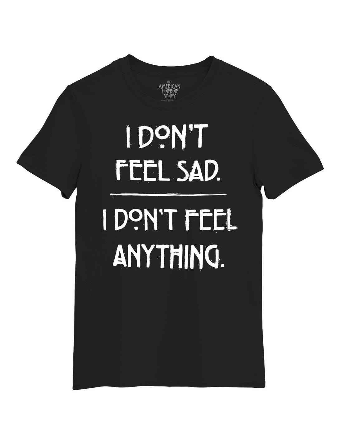 American Horror Story I Don't Feel Sad T-Shirt, BLACK, hi-res