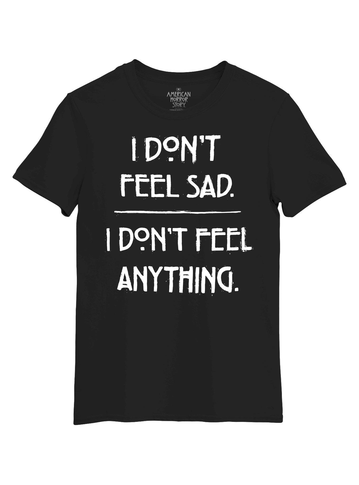 American Horror Story I Don't Feel Sad T-Shirt, BLACK, hi-res