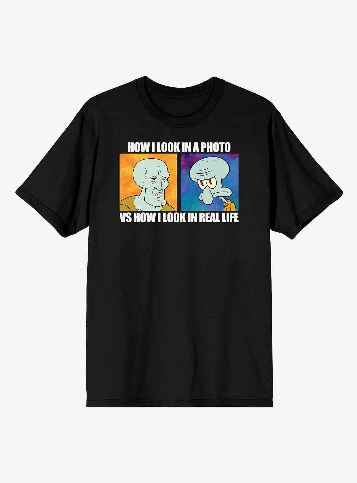 SpongeBob SquarePants Squidward Photo T-Shirt | Hot Topic