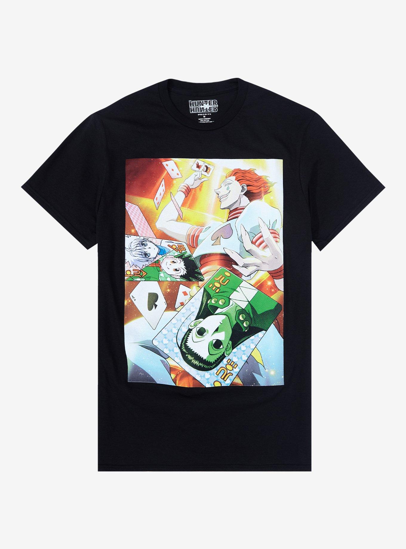 Hunter X Hunter Hisoka Card Deck T-Shirt, BLACK, hi-res