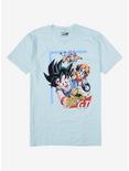 Dragon Ball GT Flying Characters T-Shirt, LT BLUE, hi-res
