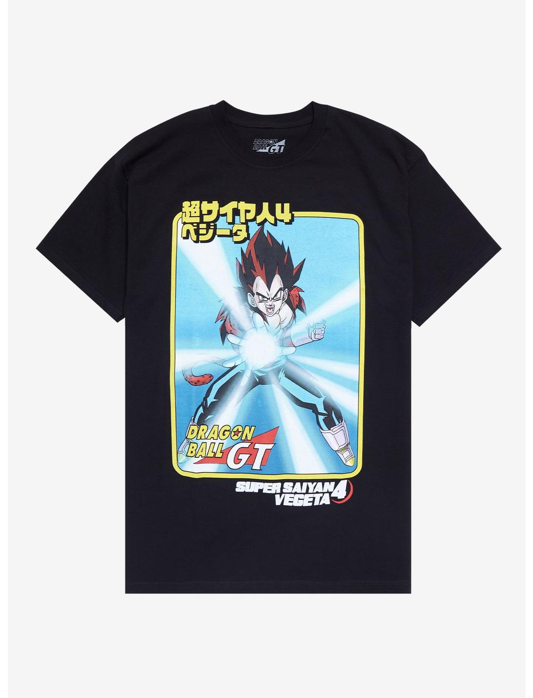 Dragon Ball GT Super Saiyan Vegeta T-Shirt, BLACK, hi-res