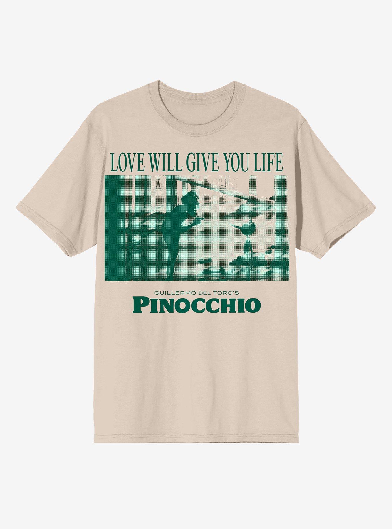 Pinocchio Give You Life T-Shirt, BEIGE, hi-res