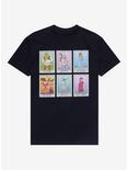 Shrek Tarot Cards Grid T-Shirt, BLACK, hi-res