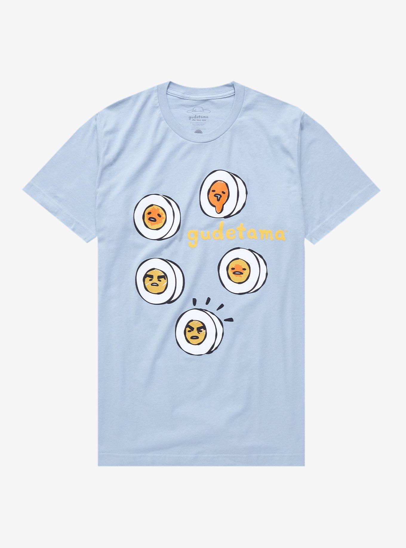 Gudetama Hard Boiled Egg T-Shirt, LT BLUE, hi-res