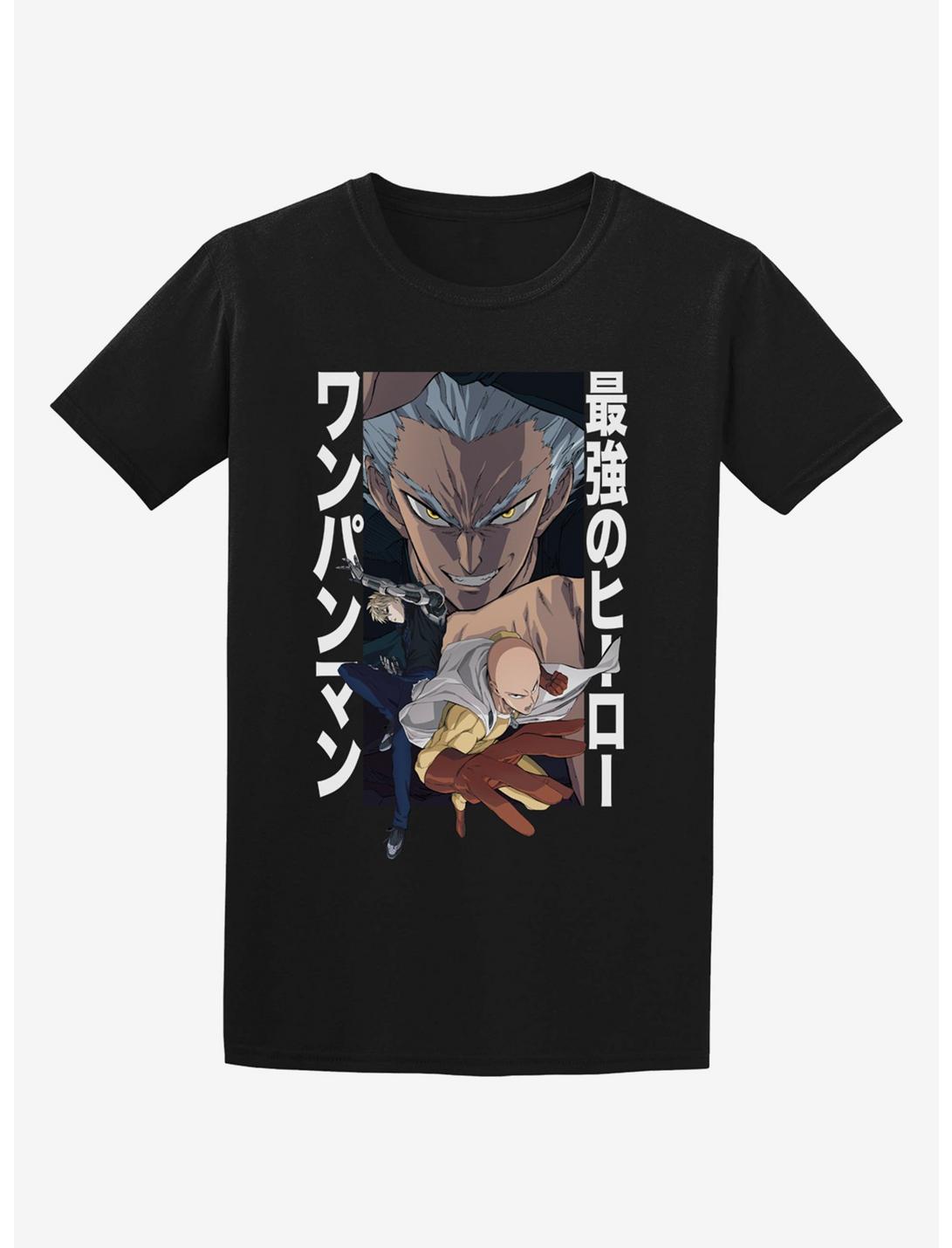 One Punch Man Garou Group T-Shirt, BLACK, hi-res