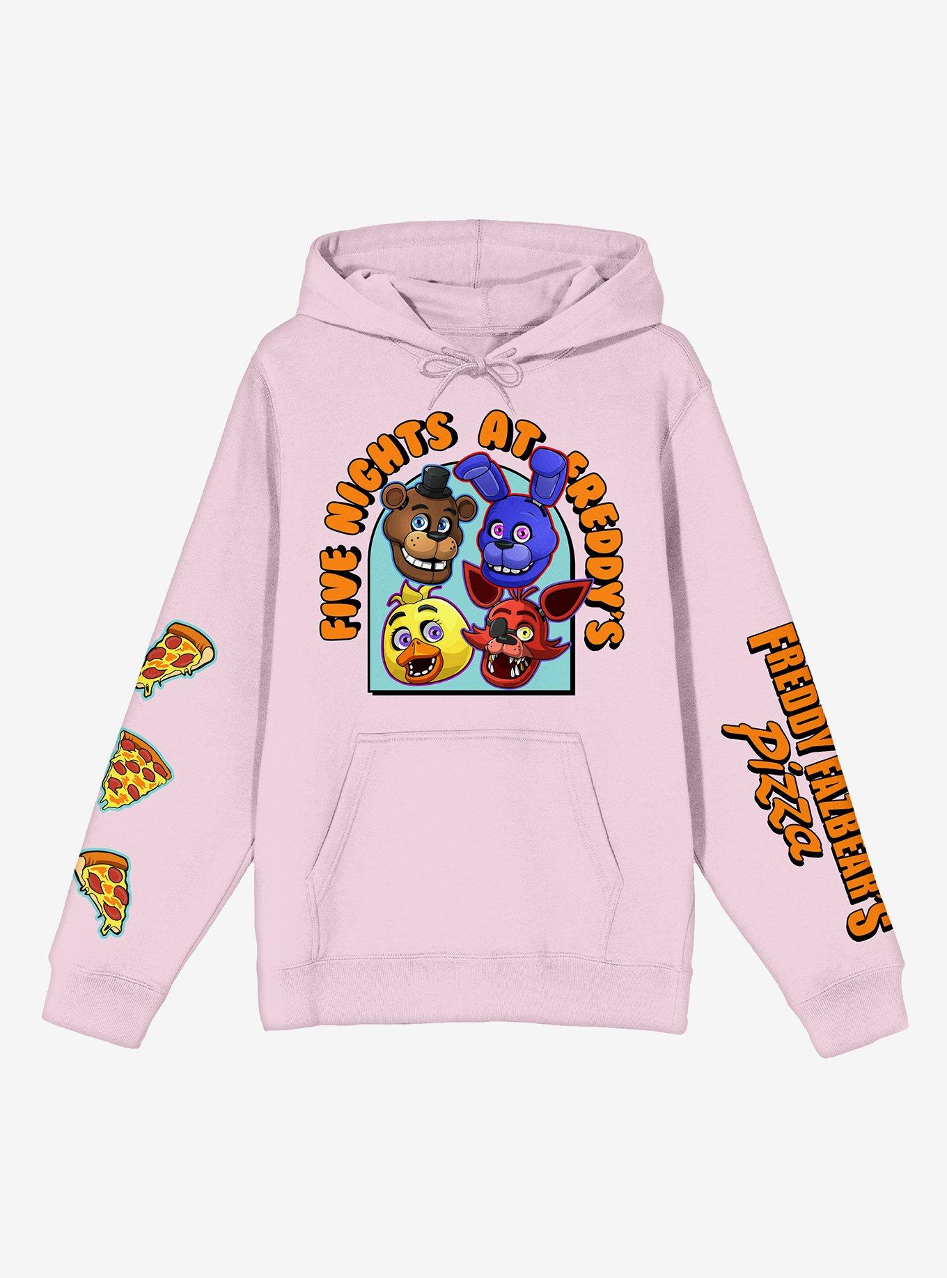 Five Nights At Freddy's Molten Freddy Long Sleeve Cradle Pink Adult Hooded  Sweatshirt : Target