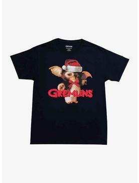 Gremlins Santa Hat Boyfriend Fit Girls T-Shirt, , hi-res