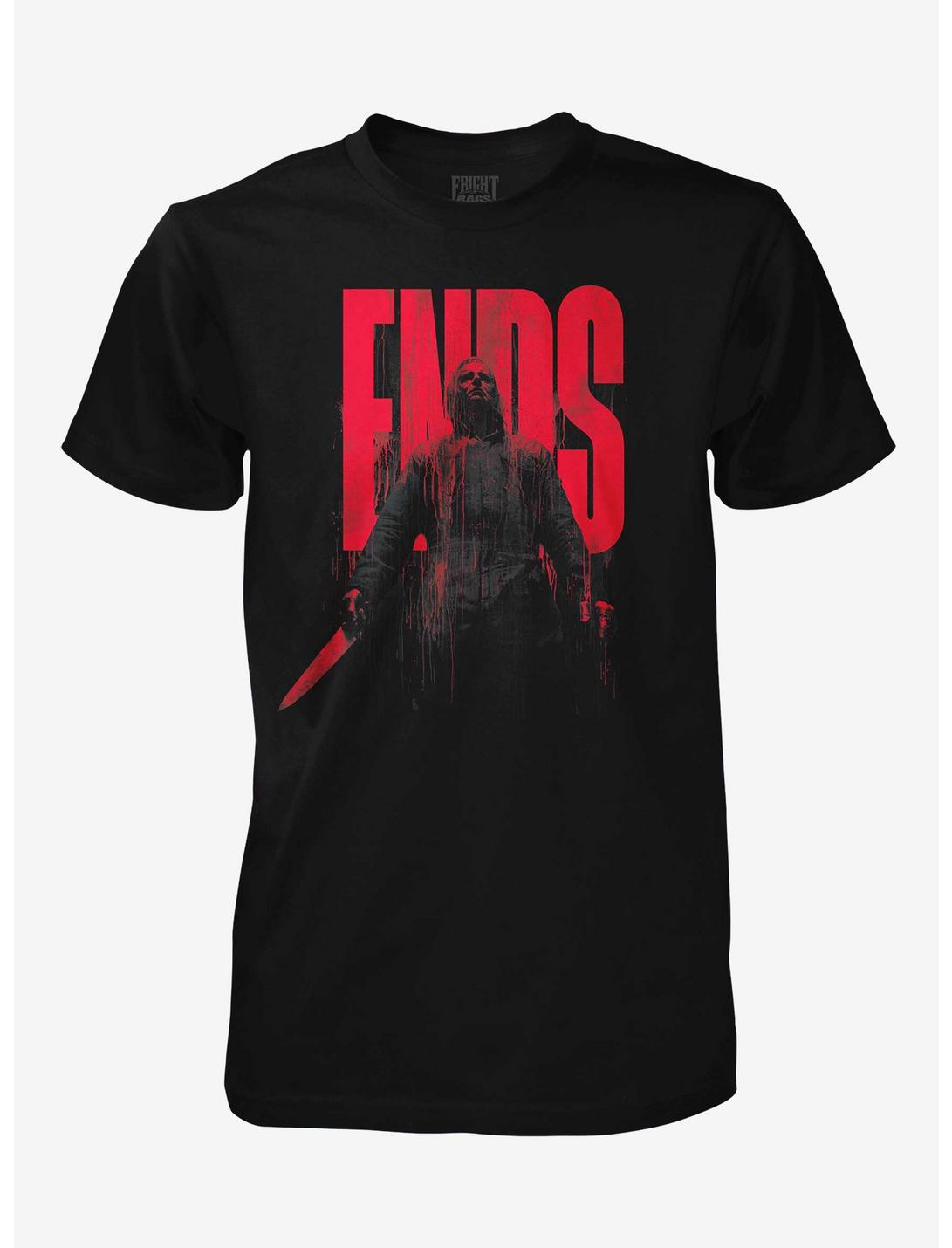 Halloween Ends Bloody Michael Myers T-Shirt By Fright Rags, BLACK, hi-res