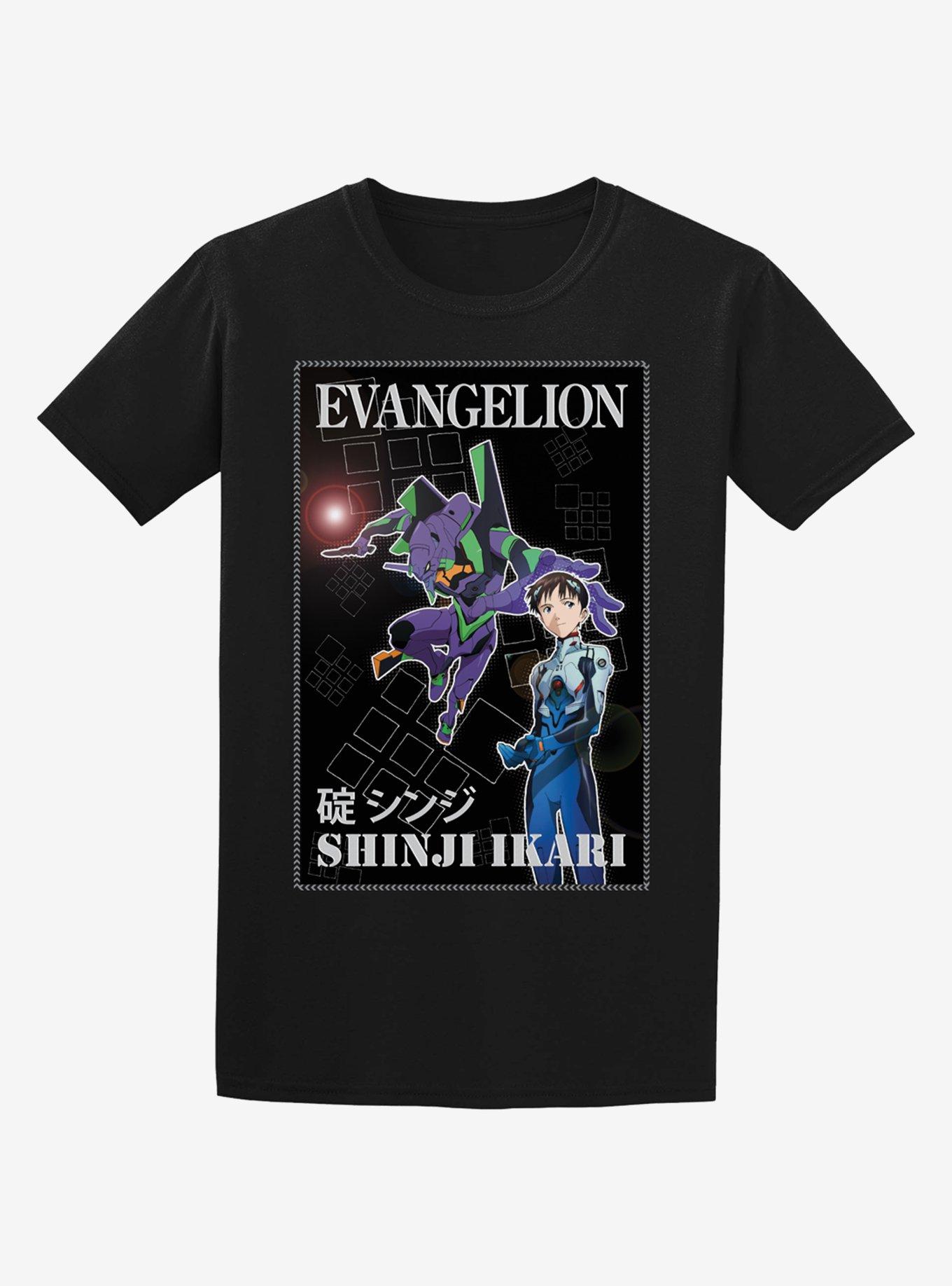Neon Genesis Evangelion Shinji & EVA Unit T-Shirt, BLACK, hi-res