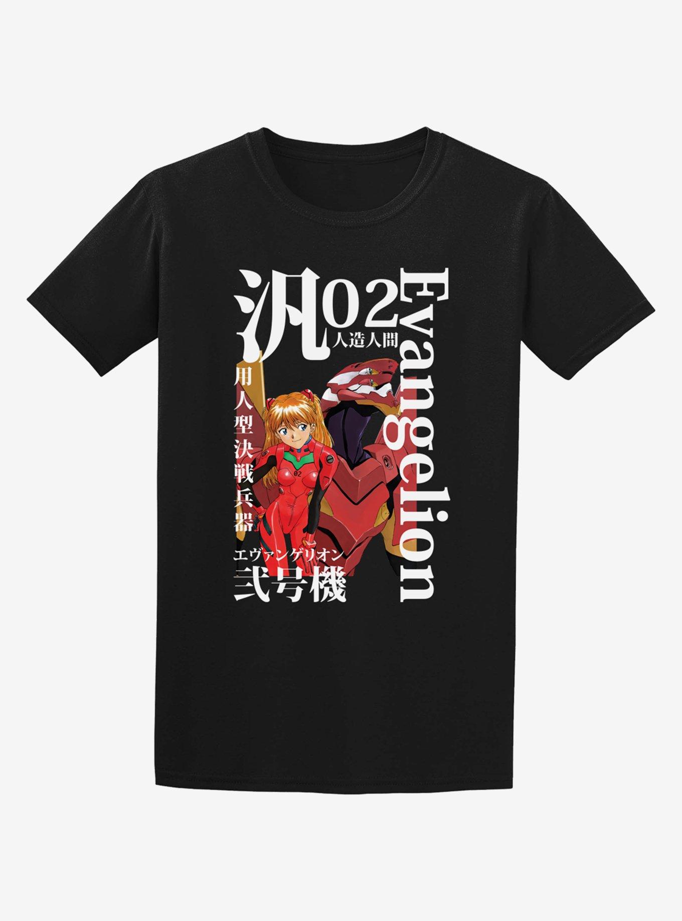 Neon Genesis Evangelion Asuka Eva-02 T-Shirt, BLACK, hi-res
