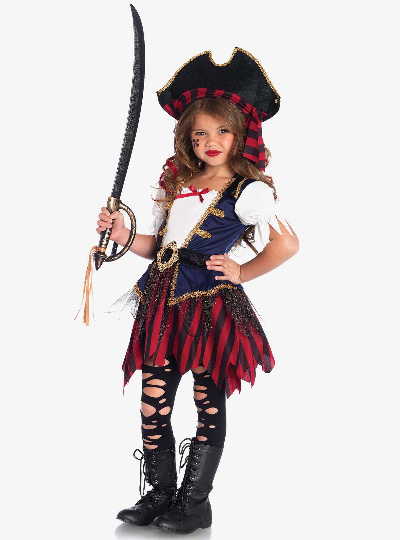 Caribbean Pirate Costume, , hi-res