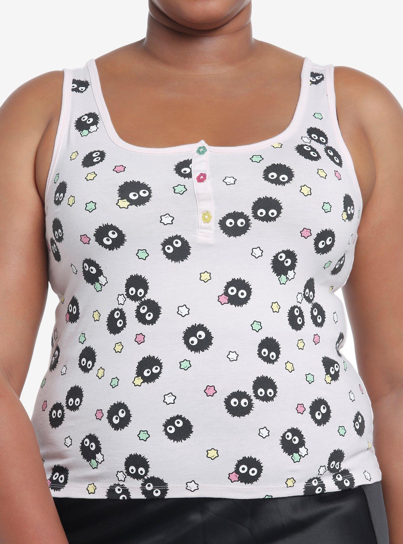 Her Universe Studio Ghibli Spirited Away Soot Sprite Girls Tank Top Plus Size, , hi-res
