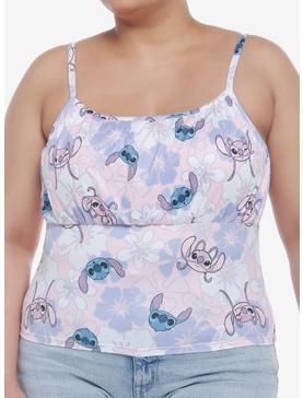 Disney Lilo & Stitch Floral Angel & Stitch Girls Cami Plus Size, , hi-res
