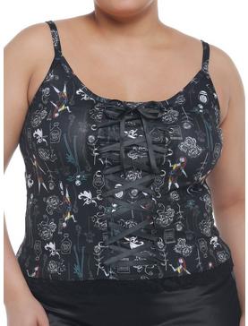 The Nightmare Before Christmas Characters Lace-Up Girls Cami Plus Size, , hi-res