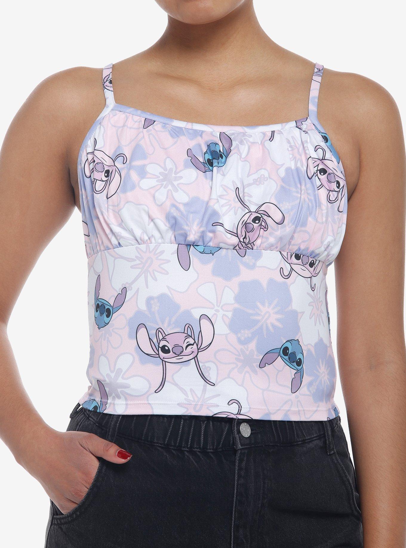 Disney Lilo & Stitch Floral Angel & Stitch Cami, MULTI, hi-res