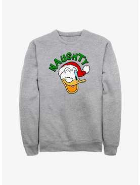 Disney Mickey Mouse Naughty Holiday Donald Sweatshirt, , hi-res